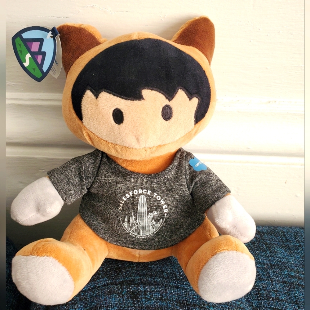 Salesforce ASTRO plush doll - San Francisco Salesforce Tower edition, NWT